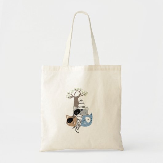 Sleeping cat Tote Bag トートバッグ (正面)