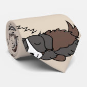 Sleeping Dog Australian Shepherd Animal Lover ZZZ ネクタイ (ロール)