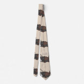 Sleeping Dog Australian Shepherd Animal Lover ZZZ ネクタイ (裏面)