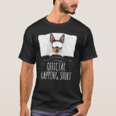 Sleeping Dog Toy Fox Terrier Official Napping 1 Tシャツ (正面)
