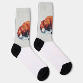 Sleeping Fox ソックス (右)