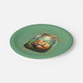 Sleeping Fox ペーパープレート (アングル)