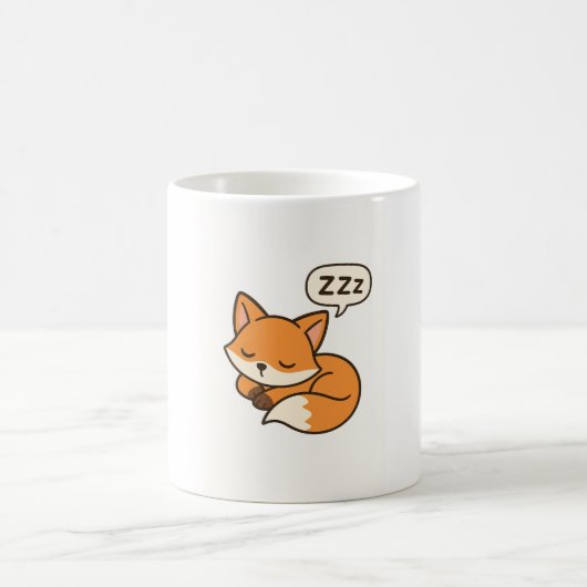 Sleeping fox mug コーヒーマグカップ (中央)