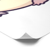 Sleeping Frog Poster Cute Cozy Frog Aesthetic Rela ポスター (角)