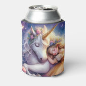 Sleeping Girl Unicorn Dreamscape 缶クーラー (缶裏面)