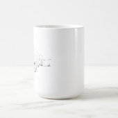 Sleeping Golden Retriever, Dog Drawing  コーヒーマグカップ (中央)