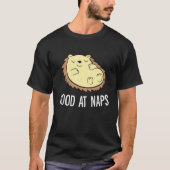Sleeping Hedgehog Good At Naps Napping Hedgehog Pa Tシャツ (正面)