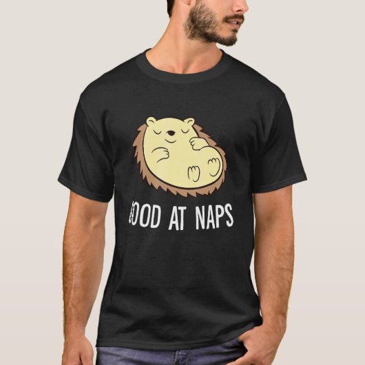 Sleeping Hedgehog Good At Naps Napping Hedgehog Pa Tシャツ (正面)