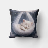 Sleeping Kitten in a Tulle Hammock クッション (裏面)