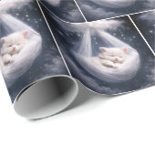 Sleeping Kitten in a Tulle Hammock ラッピングペーパー (ロールコーナー)