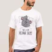 Sleeping Koala Lover Pajama Tシャツ (正面)