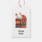 Sleeping little Mouse Gift Tag ギフトタグ (正面)