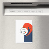 Sleeping man in night cap  マグネット (インサイチュ (食洗機))