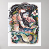 Sleeping Mermaids , mom and child ポスター (正面)