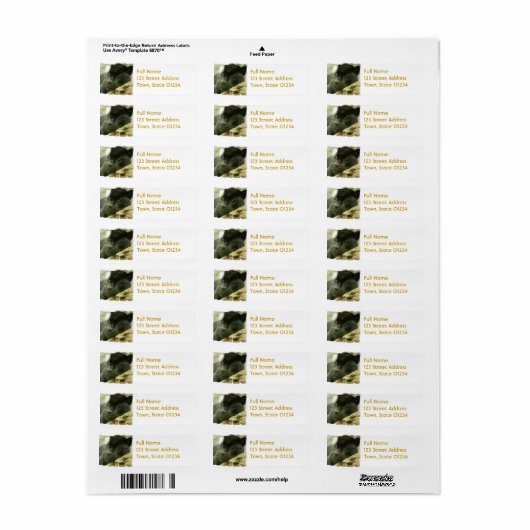 Sleeping Pantherの宛名ラベル ラベル (フルシート)