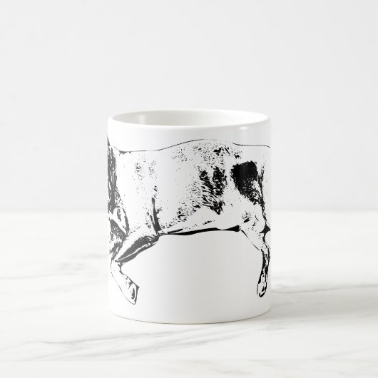 Sleeping Pit Mix, Cozy Christmas コーヒーマグカップ (中央)