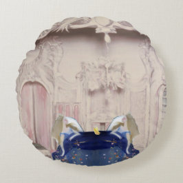 Sleeping Princess Round Pillow – Opalescent Dream ラウンドクッション