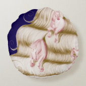 Sleeping Princess Round Pillow – Opalescent Dream ラウンドクッション (裏面)