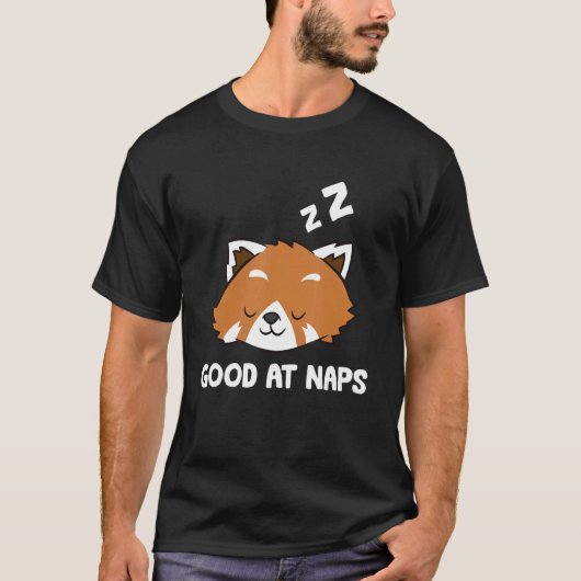 Sleeping Red Panda Good At Naps Napping Red Panda Tシャツ (正面)