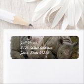 Sleeping Rhinosの宛名ラベル ラベル (インサイチュ)