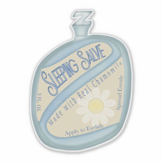 Sleeping Salveのシール シール (正面)