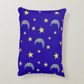 Sleeping Sky Fabric - blue アクセントクッション (裏面(縦))