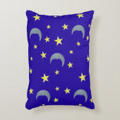 Sleeping Sky Fabric - blue アクセントクッション (正面(垂直))