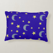 Sleeping Sky Fabric - blue アクセントクッション (裏面)