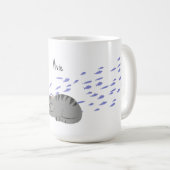 Sleeping Tabby Cat コーヒーマグカップ (正面右)