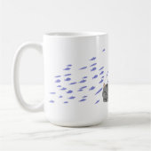 Sleeping Tabby Cat コーヒーマグカップ (左)