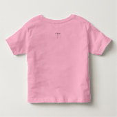 Sleeping Teddy Bear トドラーTシャツ (裏面)
