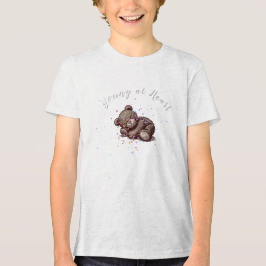 Sleeping Teddy Bear トライブレンドＴシャツ (正面)
