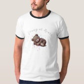 Sleeping Teddy Bear T-Shirt Tシャツ (正面)