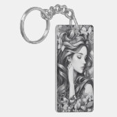 Sleeping Woman キーホルダー (正面左)