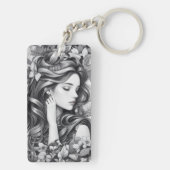 Sleeping Woman キーホルダー (裏面)