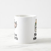 Sleepless Since Birth | Baby Life Humor   コーヒーマグカップ (中央)