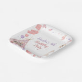 Sleepover Pajama Birthday Party ペーパープレート (傾斜あり)