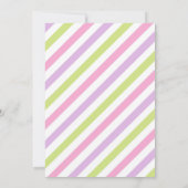 Sleepover Party Girl Spa Pink Birthday Invitation 招待状 (裏面)