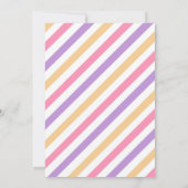 Sleepover Party Girl Spa Pink Birthday Invitation 招待状 (裏面)