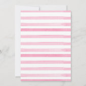 Sleepover Party Girl Spa Pink Birthday Invitation 招待状 (裏面)