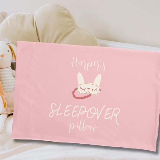 sleepover slumber party birthday favor gift 枕カバー