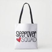Sleepover Squad ハートパーティーファバークリカス トートバッグ (正面)