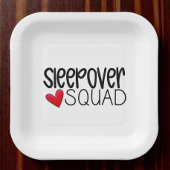 Sleepover Squad Heart Party ペーパープレート