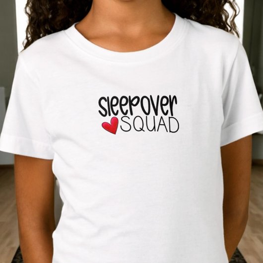 Sleepover Squad Heart Party Favor Tシャツ