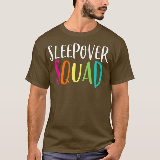 Sleepover Squad Shirt Cute Slumber Pajama Party Tシャツ (正面)
