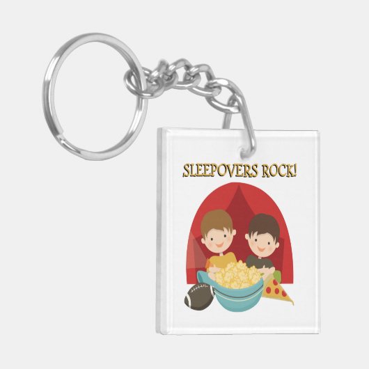 Sleepoversの石 キーホルダー (正面左)