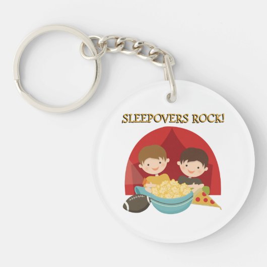 Sleepoversの石 キーホルダー (正面)