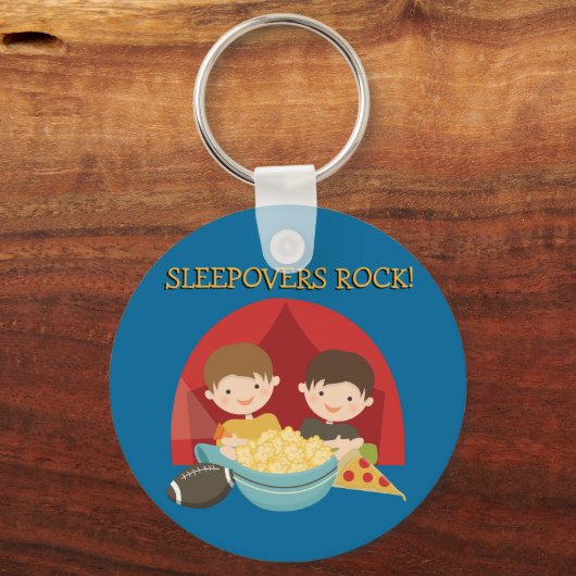 Sleepoversの石 キーホルダー (正面)