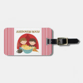 Sleepoversの石 ラゲッジタグ (正面横)