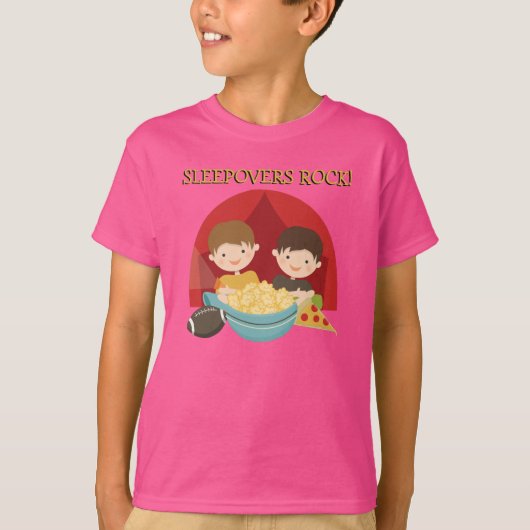 Sleepoversの石 Tシャツ (正面)